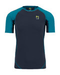 KARPOS Kolarska koszulka z krótkim rękawem - LAVAREDO - czarny/niebieski
