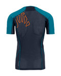 KARPOS Kolarska koszulka z krótkim rękawem - LAVAREDO - czarny/niebieski