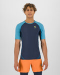 KARPOS Kolarska koszulka z krótkim rękawem - LAVAREDO - czarny/niebieski