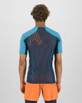 KARPOS Kolarska koszulka z krótkim rękawem - LAVAREDO - czarny/niebieski