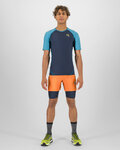 KARPOS Kolarska koszulka z krótkim rękawem - LAVAREDO - czarny/niebieski