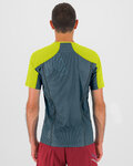 KARPOS Kolarska koszulka z krótkim rękawem - LAVAREDO - zielony/żółty