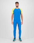 KARPOS Kolarska koszulka z krótkim rękawem - LAVAREDO - niebieski/żółty