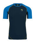 KARPOS Kolarska koszulka z krótkim rękawem - LAVAREDO - czarny/niebieski