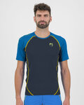 KARPOS Kolarska koszulka z krótkim rękawem - LAVAREDO - czarny/niebieski