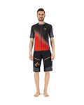 KARPOS Koszulka kolarska z krótkim rękawem - JUMP - czerwony/czarny