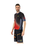 KARPOS Koszulka kolarska z krótkim rękawem - JUMP - czerwony/czarny
