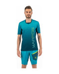 KARPOS Koszulka kolarska z krótkim rękawem - VERVE - turkusowy