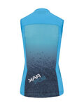 KARPOS Koszulka kolarska bez rękawów - VERVE EVO - turkusowy