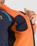 KARPOS Kolarska kurtka przeciwwiatrowa - LOT EVO - pomarańczowy/czarny