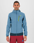 KARPOS Kolarska kurtka przeciwwiatrowa - LOT EVO - jasnoniebieski/czarny