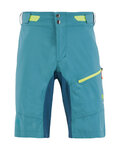 KARPOS Krótkie spodnie kolarskie bez szelek - VAL VIOLA - turkusowy