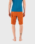 KARPOS Krótkie spodnie kolarskie bez szelek - VAL VIOLA - pomarańczowy