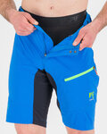 KARPOS Krótkie spodnie kolarskie bez szelek - VAL VIOLA - jasnoniebieski