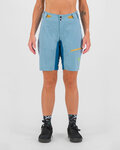 KARPOS Krótkie spodnie kolarskie bez szelek - VAL VIOLA - jasnoniebieski