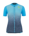 KARPOS Koszulka kolarska z krótkim rękawem - VERVE EVO W - niebieski