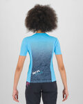 KARPOS Koszulka kolarska z krótkim rękawem - VERVE EVO W - niebieski
