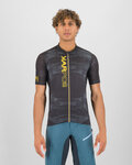 KARPOS Koszulka kolarska z krótkim rękawem - GREEN FIRE - czarny/żółty