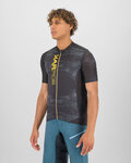 KARPOS Koszulka kolarska z krótkim rękawem - GREEN FIRE - czarny/żółty