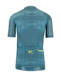 KARPOS Koszulka kolarska z krótkim rękawem - GREEN FIRE - żółty/niebieski