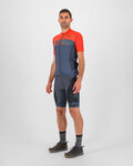 KARPOS Koszulka kolarska z krótkim rękawem - GREEN FIRE - czerwony/szary