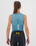 KARPOS Koszulka kolarska bez rękawów - VERVE MESH - jasnoniebieski