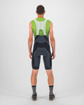 KARPOS Krótkie spodnie kolarskie z szelkami - VERVE EVO - czarny/szary
