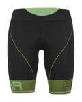 KARPOS Krótkie spodnie kolarskie bez szelek - VERVE EVO - czarny/zielony