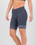 KARPOS Krótkie spodnie kolarskie bez szelek - VERVE EVO W - niebieski/różowy