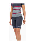 KARPOS Krótkie spodnie kolarskie bez szelek - VERVE EVO W - niebieski/różowy
