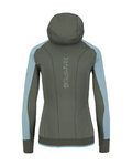 KARPOS Kolarska ocieplana kurtka - LAVAREDO WINTER W - niebieski/zielony
