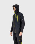 KARPOS kurtka przeciwdeszczowa - LAVAREDO RAIN - czarny/zielony