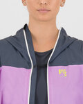 KARPOS kurtka przeciwdeszczowa - LAVAREDO RAIN EVO W - szary/fioletowy