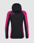 KARPOS Kolarska kurtka przeciwwiatrowa - LAVAREDO WINTER KIDS - różowy/czarny