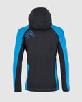 KARPOS Kolarska kurtka przeciwwiatrowa - LAVAREDO WINTER KIDS - niebieski/czarny