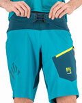 KARPOS Krótkie spodnie kolarskie bez szelek - VAL DI DENTRO - niebieski