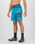 KARPOS Krótkie spodnie kolarskie bez szelek - VAL DI DENTRO - niebieski