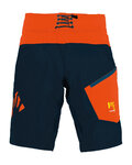 KARPOS Krótkie spodnie kolarskie bez szelek - VAL DI DENTRO - niebieski/pomarańczowy