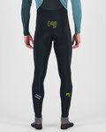 KARPOS Długie spodnie kolarskie z szelkami - VERVE WINTER BIB - czarny