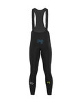 KARPOS Długie spodnie kolarskie z szelkami - VERVE WINTER BIB - czarny
