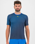 KARPOS Kolarska koszulka z krótkim rękawem - LAVAREDO ULTRA - czarny/niebieski