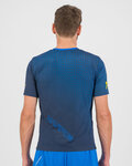 KARPOS Kolarska koszulka z krótkim rękawem - LAVAREDO ULTRA - czarny/niebieski