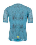 KARPOS Koszulka kolarska z krótkim rękawem - VAL VIOLA - niebieski/żółty