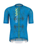 KARPOS Koszulka kolarska z krótkim rękawem - VAL VIOLA - niebieski/zielony