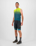 KARPOS Koszulka kolarska bez rękawów - VAIL VIOLA  - żółty/zielony