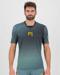 KARPOS Koszulka kolarska z krótkim rękawem - VAL DI DENTRO - szary/zielony