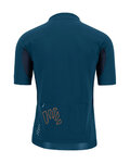 KARPOS Koszulka kolarska z krótkim rękawem - PRALONGIA EVO - niebieski
