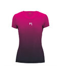 KARPOS Kolarska koszulka z krótkim rękawem - VERVE MESH W - niebieski/różowy