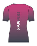 KARPOS Kolarska koszulka z krótkim rękawem - VERVE MESH W - niebieski/różowy