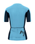 KARPOS Koszulka kolarska z krótkim rękawem - PRALONGIA EVO W - niebieski
